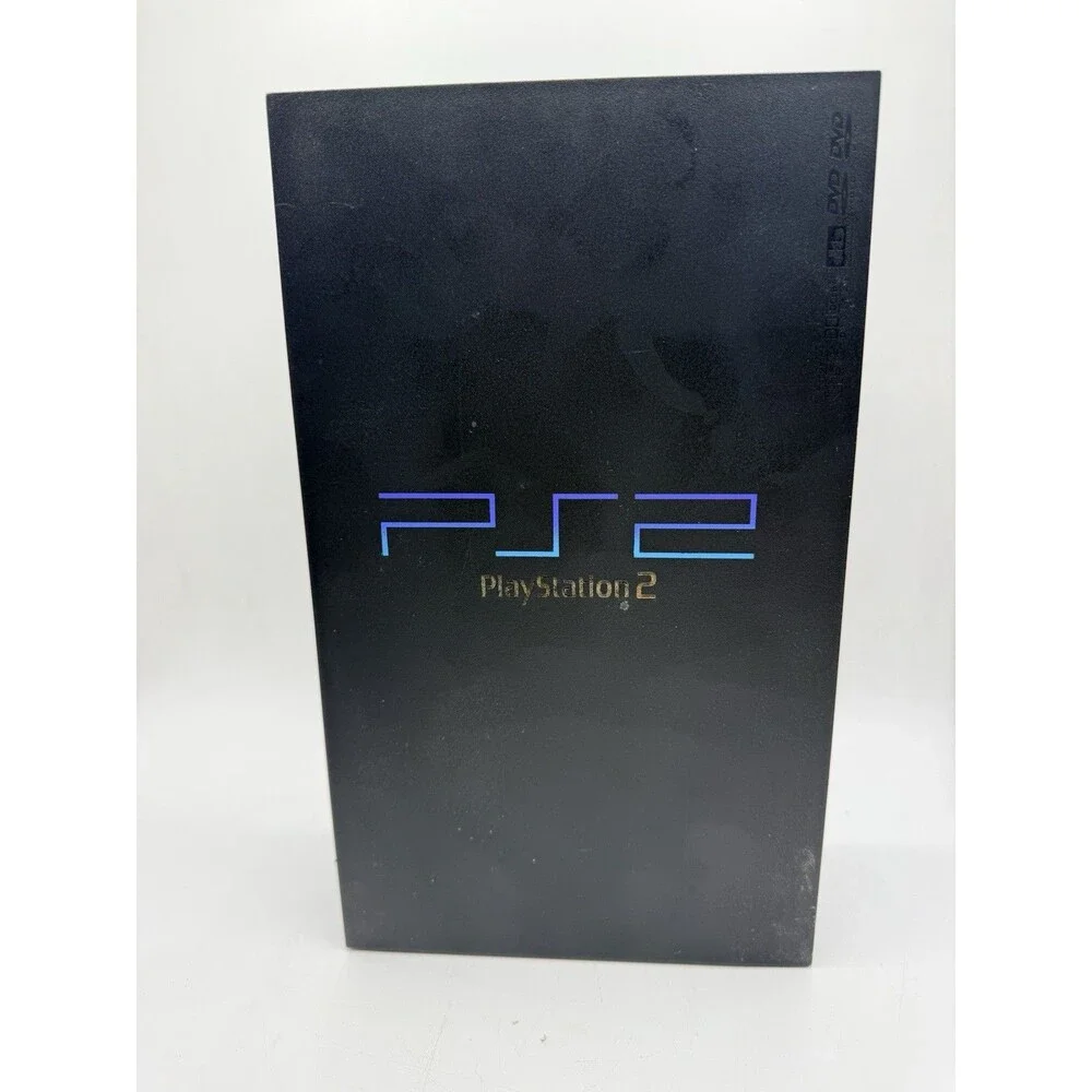 PlayStation 2 PS2 Fat Console SCPH-50001 w/ Remote Power Supply Memory & AV Cord